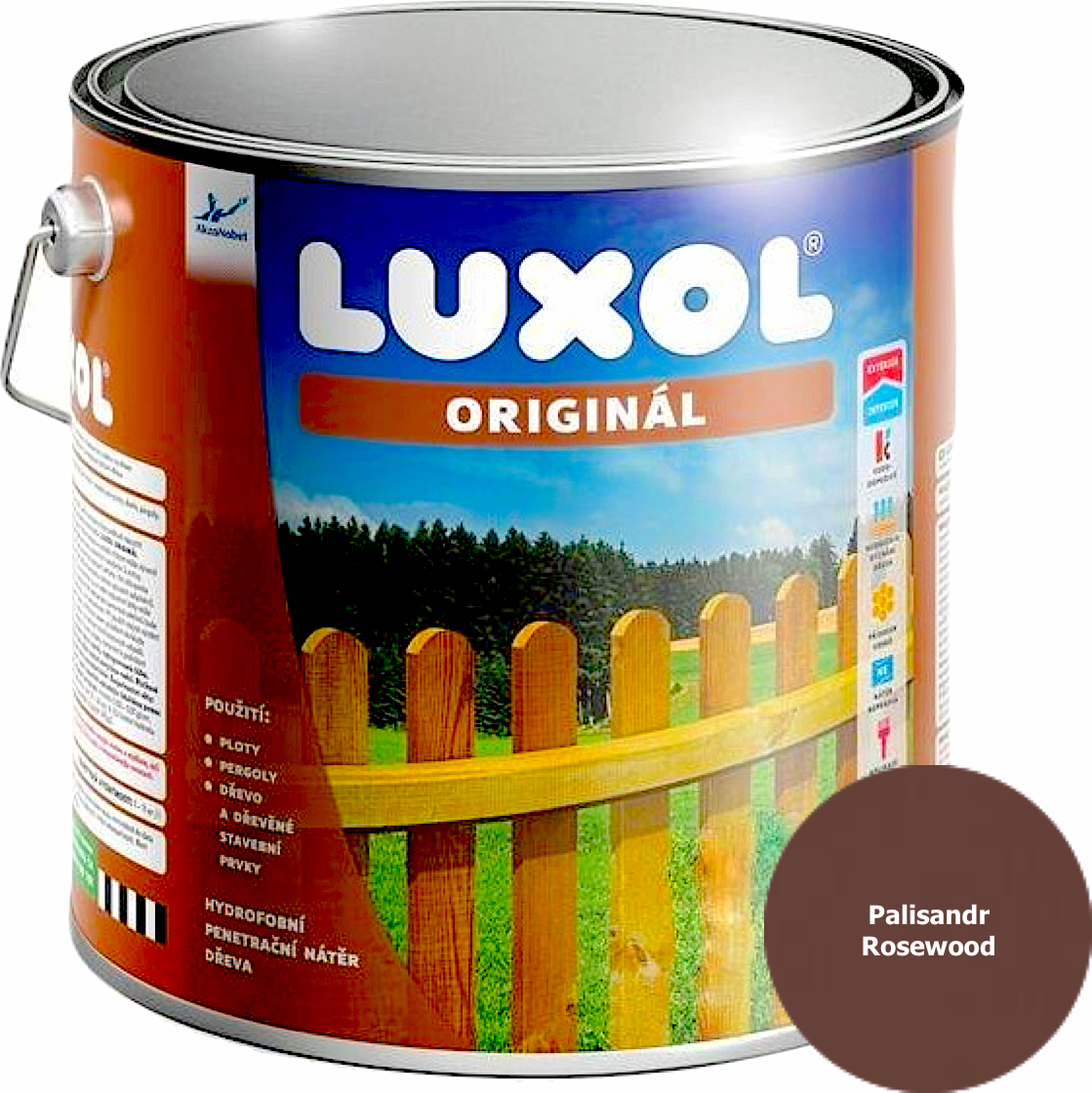 AkzoNobel Coatings CZ, a.s. Luxol Originál Barva: 0022 Palisandr, Objem: 2,5l