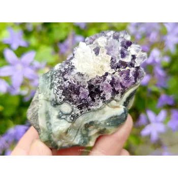 Přírodní kámen Ametystová drúza z Brazílie 127g