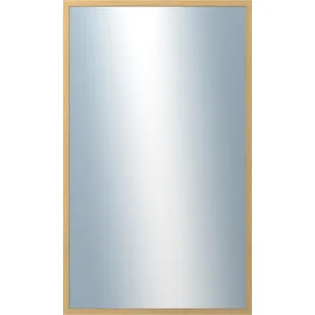 Zrcadlo DANTIK - Zarámované zrcadlo - rozměr s rámem cca 60x100 cm z lišty KASSETTE přírodní lakovaná (2879)