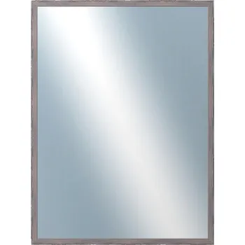 Zrcadlo DANTIK - Zarámované zrcadlo - rozměr s rámem cca 60x80 cm z lišty KASSETTE tmavěšedá (3056)