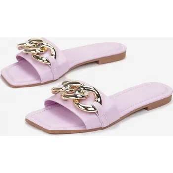 Dámské pantofle Dámské pantofle na léto lila-fialová 55-115-90, VELIKOST 36