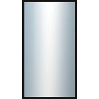 Zrcadlo DANTIK - Zarámované zrcadlo - rozměr s rámem cca 50x90 cm z lišty FC černá vysoká (2185)