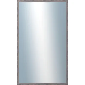 Zrcadlo DANTIK - Zarámované zrcadlo - rozměr s rámem cca 60x100 cm z lišty KASSETTE tmavěšedá (3056)