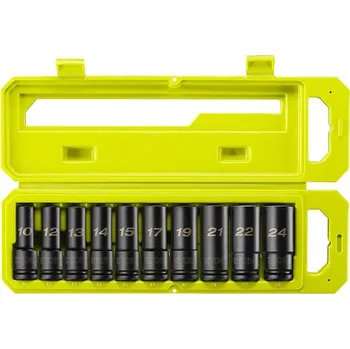 Gola sada Sada rázových hlavic Ryobi RHDIS10PC, 10-dílná