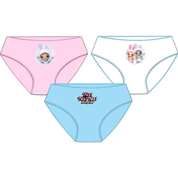 Dívčí spodní prádlo DOVOZ EU DÍVČÍ KALHOTKY NA!NA!NA! SURPRISE SADA 3 KS Velikost: 110/116