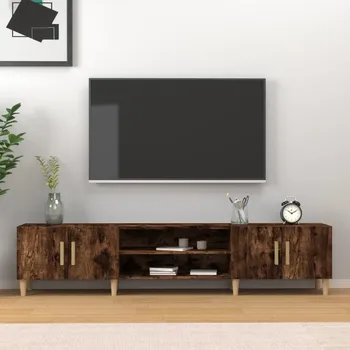 Televizní stolek vidaXL TV skříňka 180 x 31,5 x 40 cm kompozitní dřevo [816260] Barva: kouřový dub