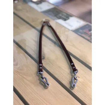 Vodítko pro psa Rozdvojka - kůže vypouštěcí šířka 2cm