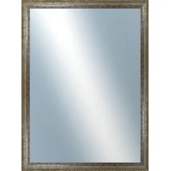 Zrcadlo DANTIK - Zarámované zrcadlo - rozměr s rámem cca 60x80 cm z lišty NEVIS zelená (3054)