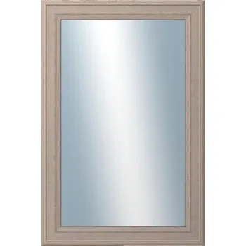 Zrcadlo DANTIK - Zarámované zrcadlo - rozměr s rámem cca 40x60 cm z lišty STEP hnědá (3020)