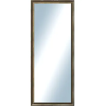 Zrcadlo DANTIK - Zarámované zrcadlo - rozměr s rámem cca 50x120 cm z lišty Ferrosa bronzová (3143)