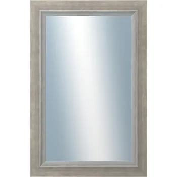 Zrcadlo DANTIK - Zarámované zrcadlo - rozměr s rámem cca 40x60 cm z lišty AMALFI šedá (3113)