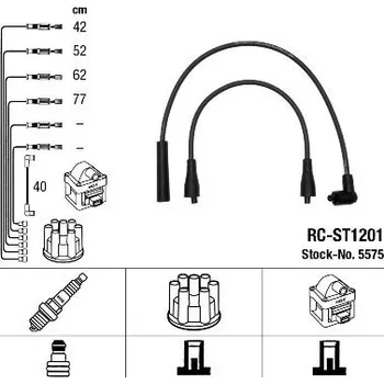 Zapalovací kabel Sada kabelů pro zapalování NGK 5575