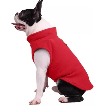 Pánská mikina Surtep Animals Fleece mikina pro psa s poutkem Barva: Červená, Velikost: S