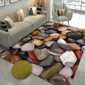 Koberec Koberec 3D tisk do obýváku | styl pláž - 3,100 x 150 cm 39 x 59 palců