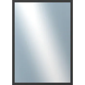 Koupelnový nábytek DANTIK - Zarámované zrcadlo - rozměr s rámem cca 50x70 cm z lišty Hliník černá | P05-021 (7005021)