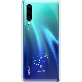 Odolné silikonové pouzdro iSaprio - čiré - Štír - Huawei P30