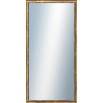 Zrcadlo DANTIK - Zarámované zrcadlo - rozměr s rámem cca 50x100 cm z lišty TRITON zlatá (2142)