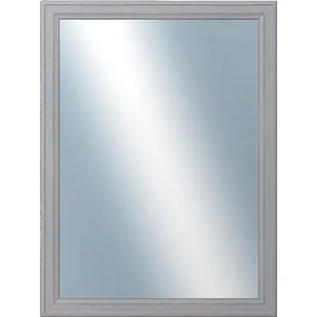 Zrcadlo DANTIK - Zarámované zrcadlo - rozměr s rámem cca 60x80 cm z lišty STEP šedá (3019)