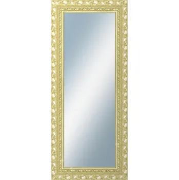 Zrcadlo DANTIK - Zarámované zrcadlo - rozměr s rámem cca 60x140 cm z lišty ROKOKO zlatá házená (2882)