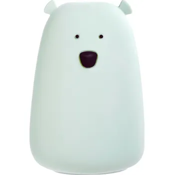 Dřevěná hračka Dětská dotyková lampa Velký medvídek Zelený