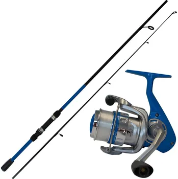 Rybářský prut DAM Sada prut Vibe Combo 1,8m 5-20g + naviják Vibe 25FD - Modrá