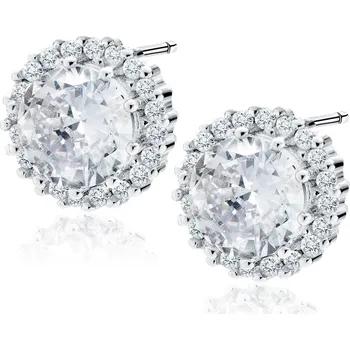 Náušnice Stříbrné náušnice LUXURY 10 mm Ag 925/1000