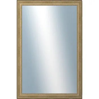 Zrcadlo DANTIK - Zarámované zrcadlo - rozměr s rámem cca 80x120 cm z lišty HRAD stříbrná patina (2823)