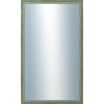 Zrcadlo DANTIK - Zarámované zrcadlo - rozměr s rámem cca 60x100 cm z lišty LYON zelená (2706)
