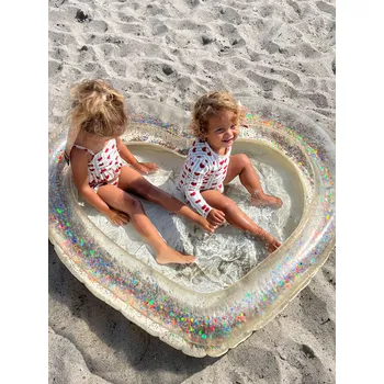 Dětský bazének Konges Slojd Nafukovací bazének Heart Cream Konges Sløjd Heart Pool