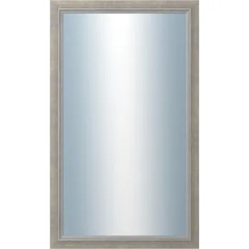 Zrcadlo DANTIK - Zarámované zrcadlo - rozměr s rámem cca 60x100 cm z lišty AMALFI šedá (3113)