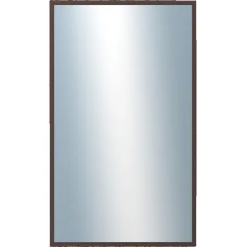Zrcadlo DANTIK - Zarámované zrcadlo - rozměr s rámem cca 60x100 cm z lišty KASETTE hnědá (2757)