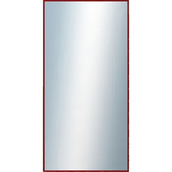 Koupelnový nábytek DANTIK - Zarámované zrcadlo - rozměr s rámem cca 50x100 cm z lišty Hliník vínová | P269-209 (7269209)