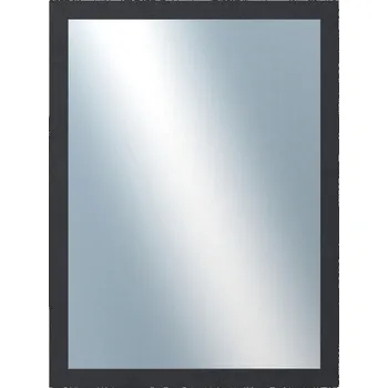 Zrcadlo DANTIK - Zarámované zrcadlo - rozměr s rámem cca 60x80 cm z lišty 4020 černá (2769)