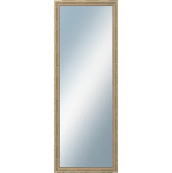 Zrcadlo DANTIK - Zarámované zrcadlo - rozměr s rámem cca 60x160 cm z lišty KŘÍDLO malé zlaté patina (2774)