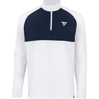 Pánská mikina Pánská mikina Tecnifibre Pro Thermo Zipper LS White XXL