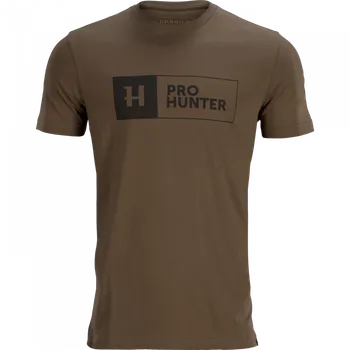 Härkila - Pro Hunter triko pánské s krátkým rukávem Slate Brown 4XL