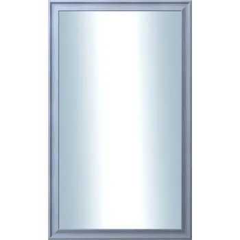 Zrcadlo DANTIK - Zarámované zrcadlo - rozměr s rámem cca 60x100 cm z lišty KOSTELNÍ malá modrá (3166)