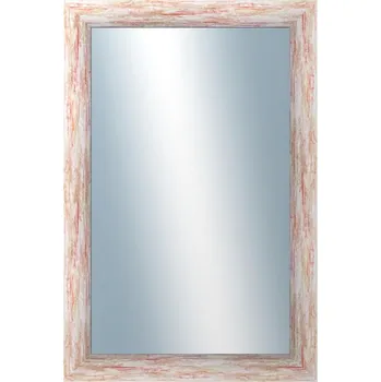 Zrcadlo DANTIK - Zarámované zrcadlo - rozměr s rámem cca 40x60 cm z lišty PAINT červená velká (2962)