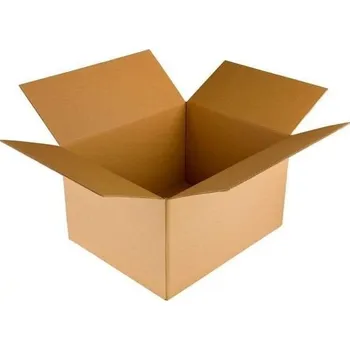 Obalový materiál Kartonová krabice klopová 500x400x350 mm 3VVL B 380g/m2 hnědá - paleta 340 ks