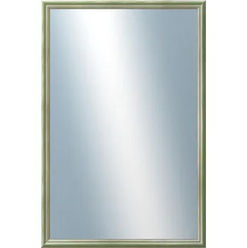 Zrcadlo DANTIK - Zarámované zrcadlo - rozměr s rámem cca 40x60 cm z lišty Y-ka zelená linka (3126)