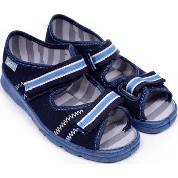 Chlapecké bačkory Befado Dětské papučky modré, 25