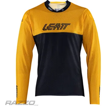 cyklistický dres Dres na kolo Leatt MTB Gravity 4.0 Jersey Gold 2024 XXL