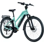 Elektrokolo 28" Leader Fox SANDY dámské 2024, světlemodrá/černá, 20Ah, vel.16,5" -AKCE!