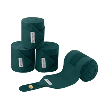 Ochrana nohy a ocasu Waldhausen Bandáže fleece Modern rose, 4 x 3m, tmavě zelené Barva: Tmavě zelená, Velikost: FULL