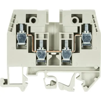 Rozvaděč WIELAND Svorka WK 4/D2/2/U dvojitá šedá 57.504.5155.0
