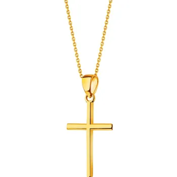 Přívěsek Zlatý přívěsek - kříž - AP532-3780
