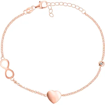 Módní doplněk Brilio Silver Slušivý bronzový náramek BRC35R + 2 měsíce na vrácení zboží