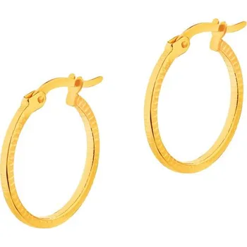 Náušnice Zlaté náušnice - kruhy, 13 mm - AP526-4708