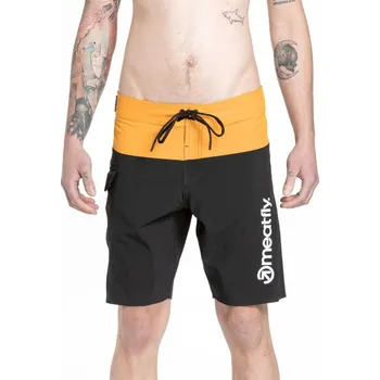 Pánské plavky Pánské plavky Meatfly Mitch Boardshorts 21" 20 24 Yellow/Black XXL