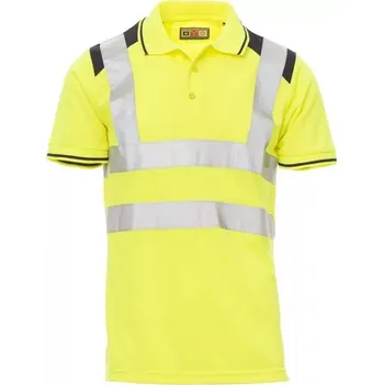 Pánské tričko PAYPER GUARD+ HV polokošile s krátkým rukávem - žlutá_zel.4XL